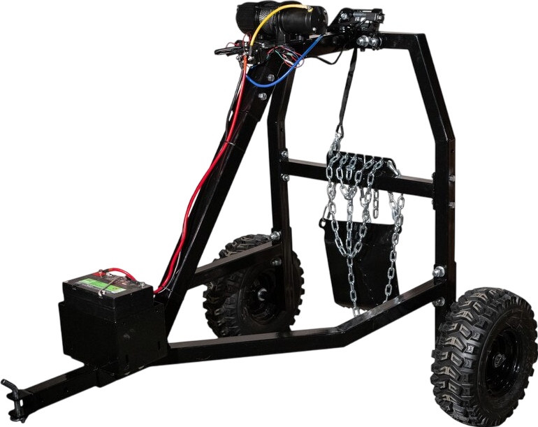 MotoAlliance Impact Implements Log Hauler 1500 Lbs Capacity with Viper Winch New