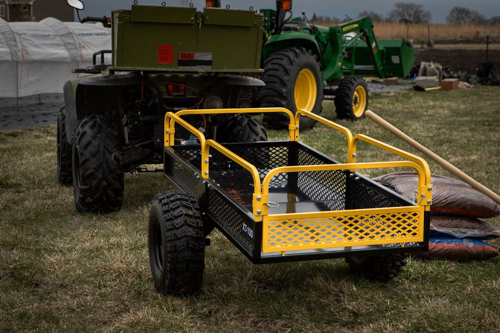 MotoAlliance Impact Implements ATV/UTV Utility Trailer Dump Cart 1000 Lbs Capacity New