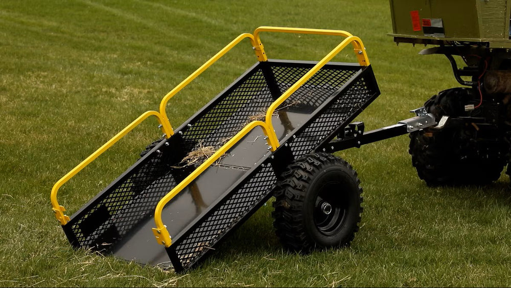 MotoAlliance Impact Implements ATV/UTV Utility Trailer Dump Cart 1000 Lbs Capacity New