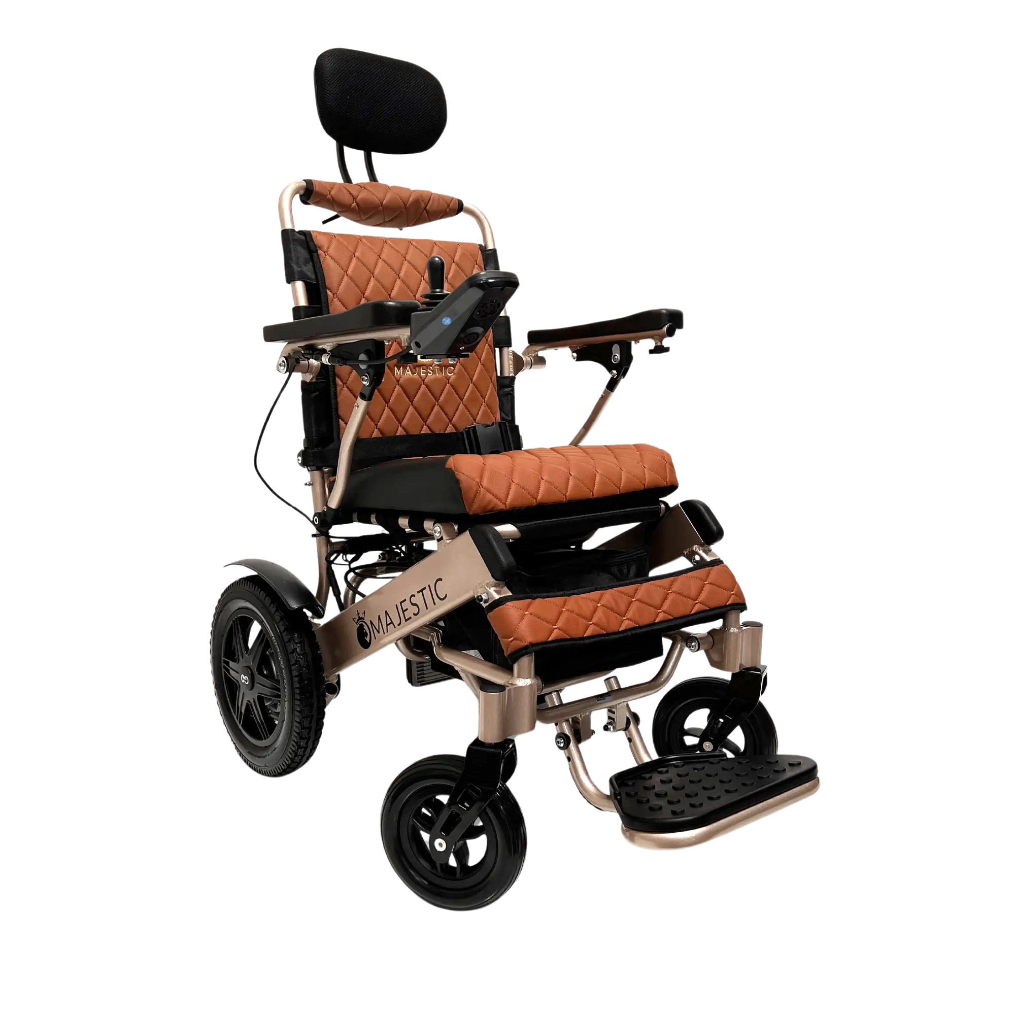ComfyGO IQ-9000 Auto Recline Majestic Remote Controlled Travel Manual Folding Electric Wheelchair New