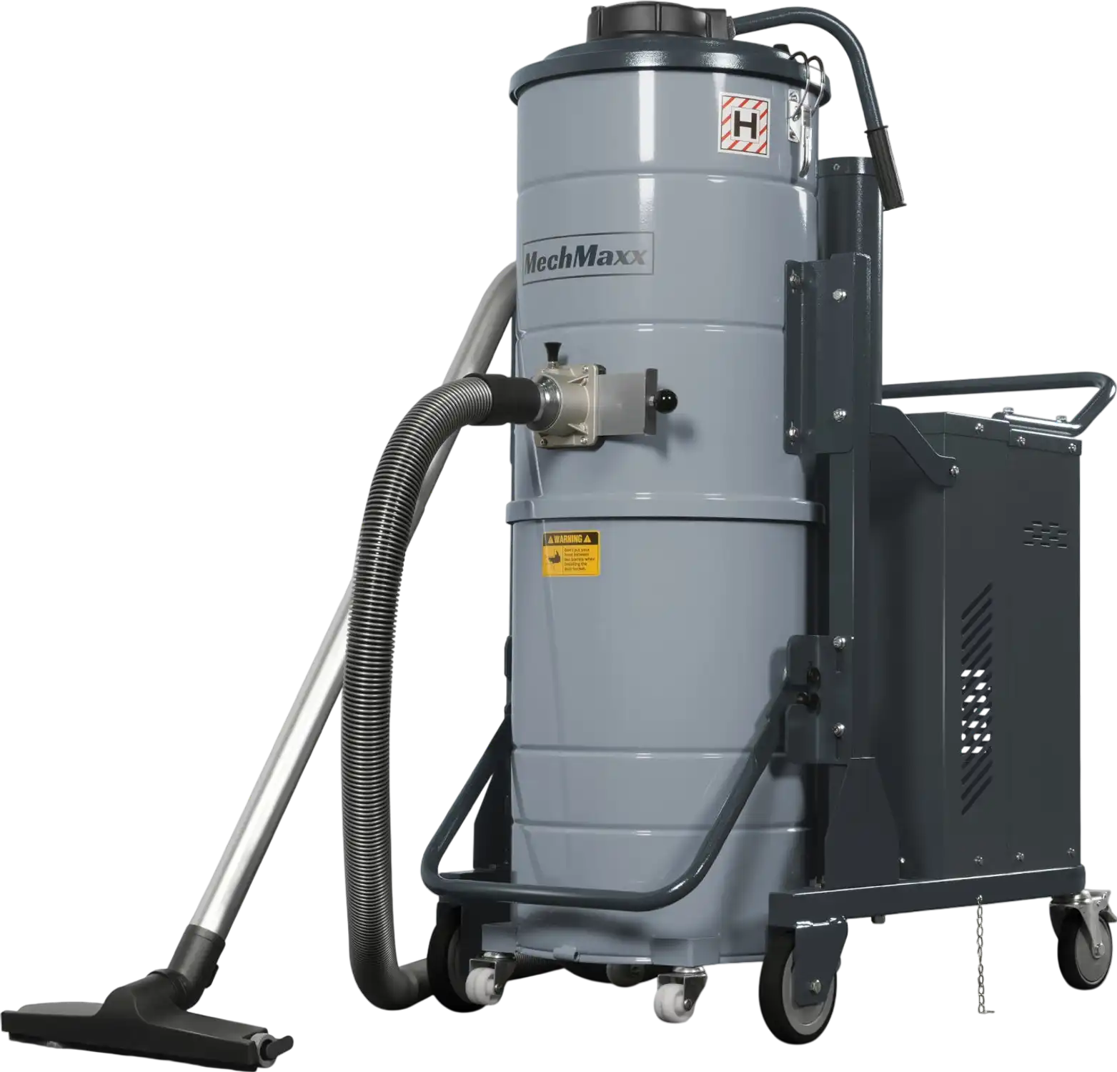 MechMaxx IVB480 Wet Dry Vacuum Industrial HEPA Filter Continuous Duty 8.6 HP 364 CFM 26.4 Gallon 480V 3Phase New