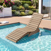 In-Pool Lounge Chair with Weighted Anti-Floating Design 450 LBS for Baja Shelf-Brown - Gallery View 1 of 9