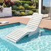 In-Pool Lounge Chair with Weighted Anti-Floating Design 450 LBS for Baja Shelf-White - Gallery View 1 of 9
