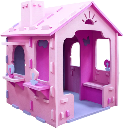 Costway Indoor Cottage Playhouse Roof Chimney 48627132 New