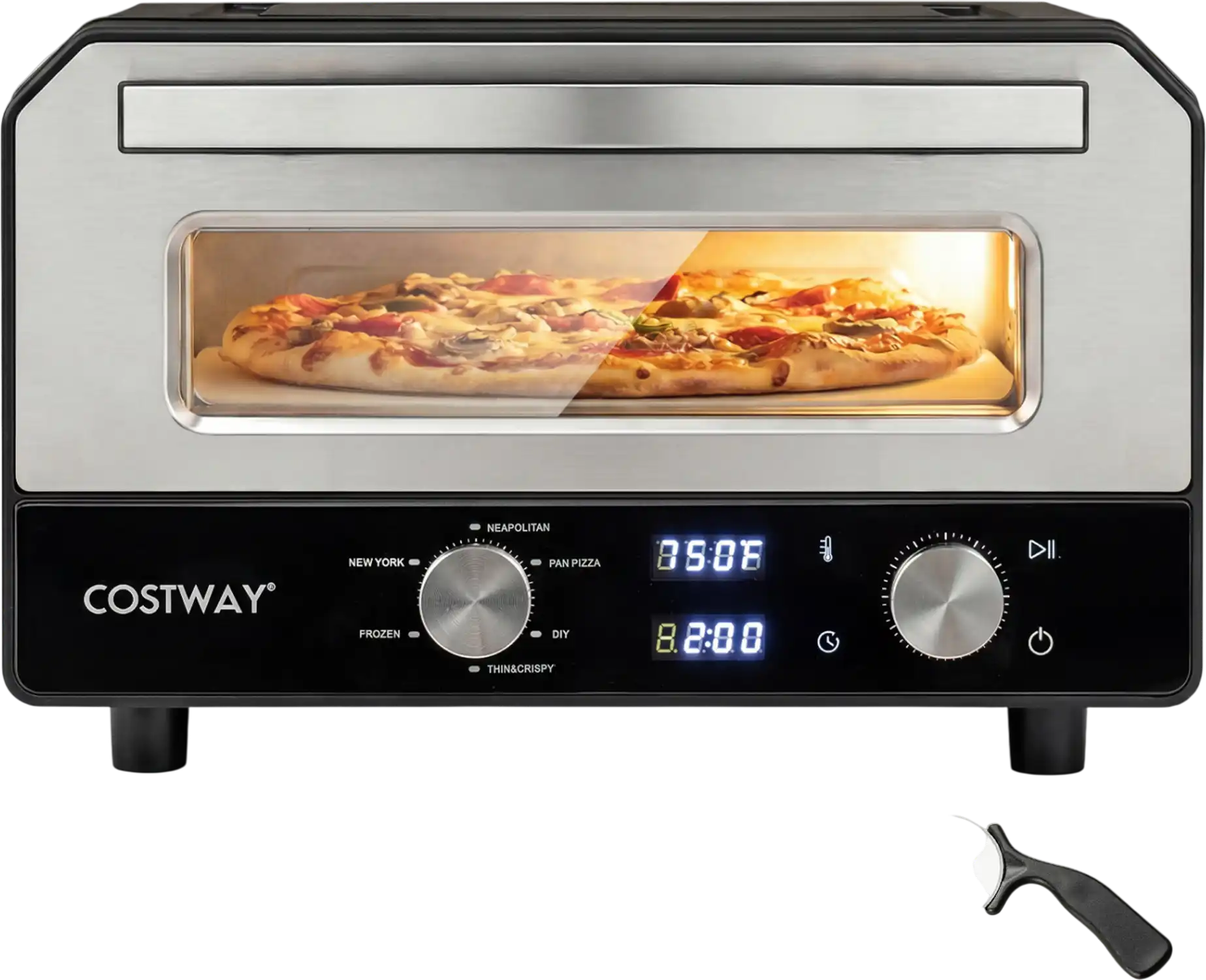 Costway Indoor Electric Countertop Pizza Oven for 12