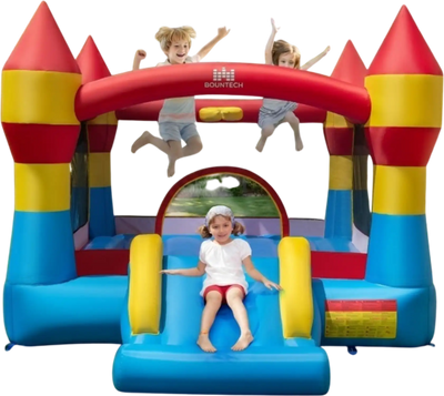 Costway Indoor Outdoor Bounce House Bouncy Castle w/ 550W Blower 59209228 New