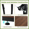 Adjustable footpads and anti-toppling devices on the 8-tier metal plant stand for stability and easy maintenance.