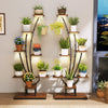 Indoor Plant Stand with Grow Lights Tall 8-Tier Corner Metal Plant Shelf-Set of 2 - Gallery View 1 of 10