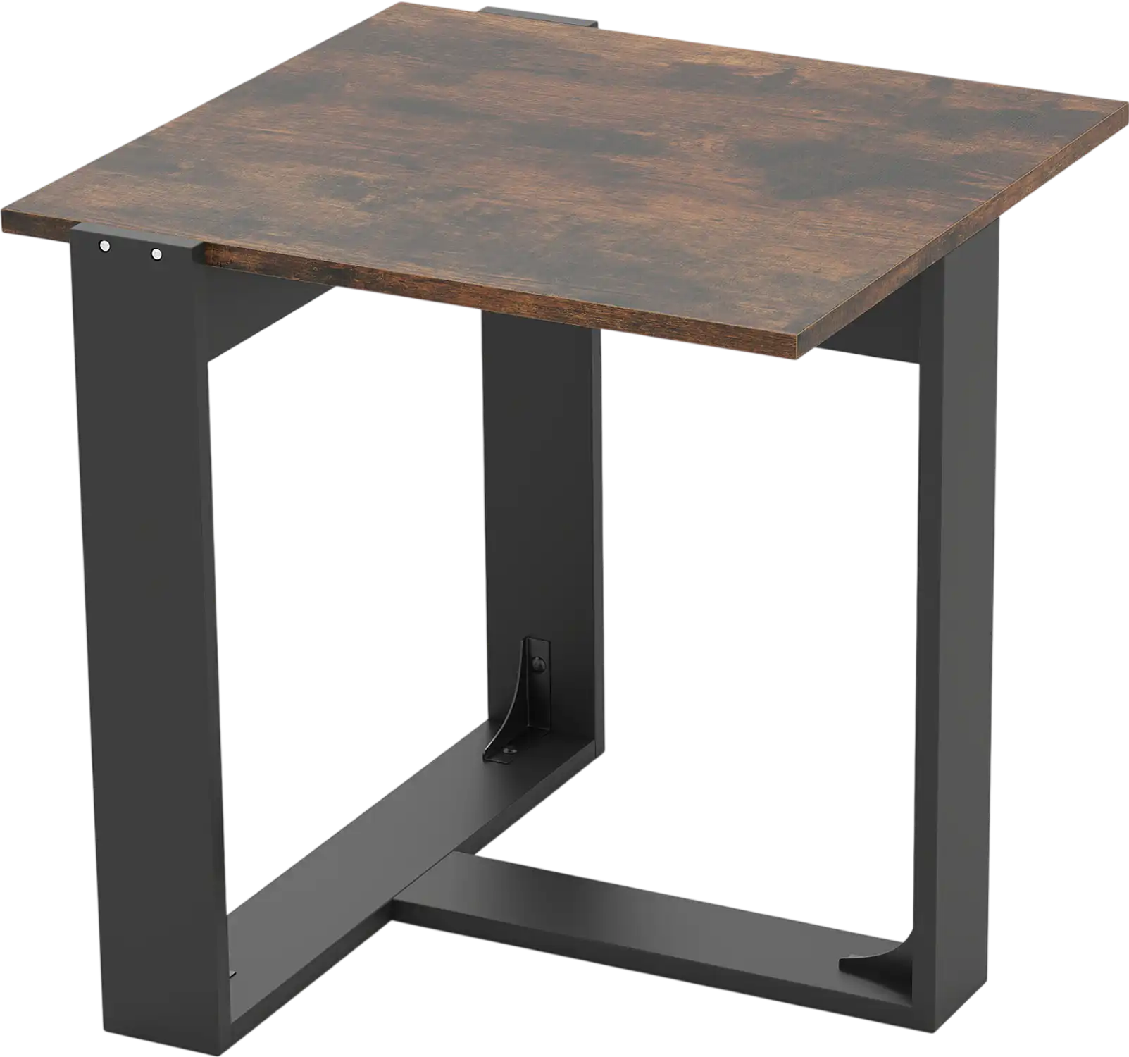 Costway Industrial Sofa End Side Table Metal Frame 20273090 New