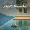 Instapark Betta Flex Robotic Pool Skimmer Solar-Powered Cordless 2,400 sq. ft. Coverage New