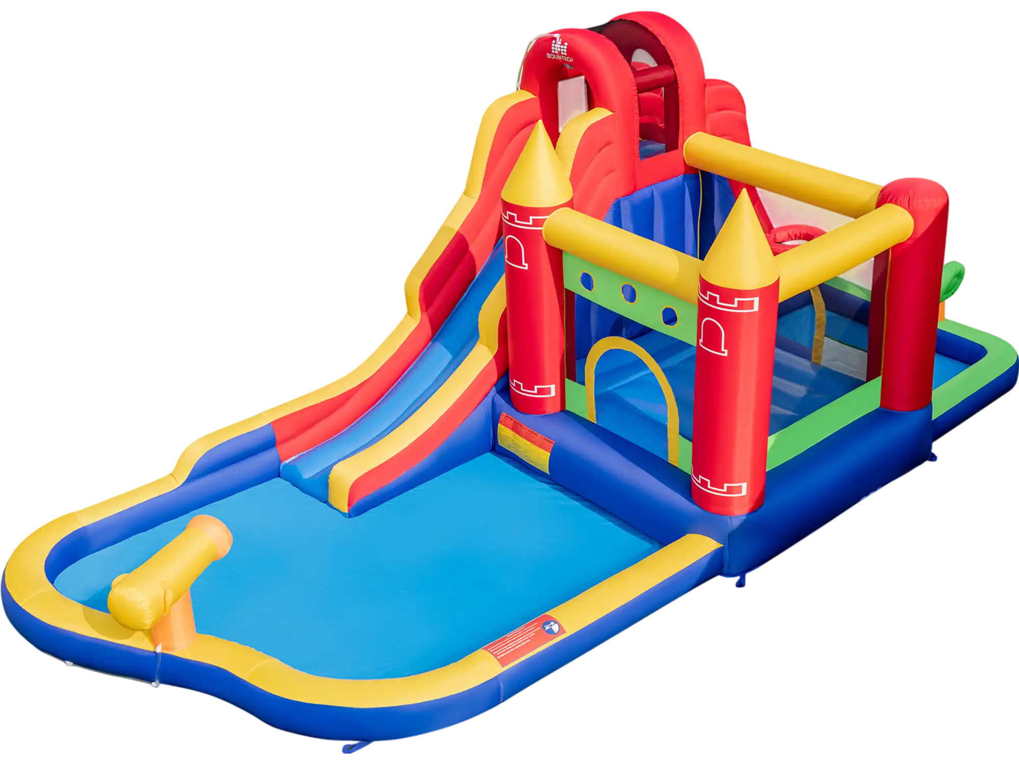 Costway 9-in-1 Inflatable Bounce Castle Water Slide Splash Pool 35716928 New