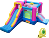 Inflatable Bounce House with Slides and Basketball Hoop (with 735W Blower)