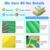 Inflatable bounce house with protective mesh walls, reinforced jumping surface, and waterproof 420D Oxford cloth for.