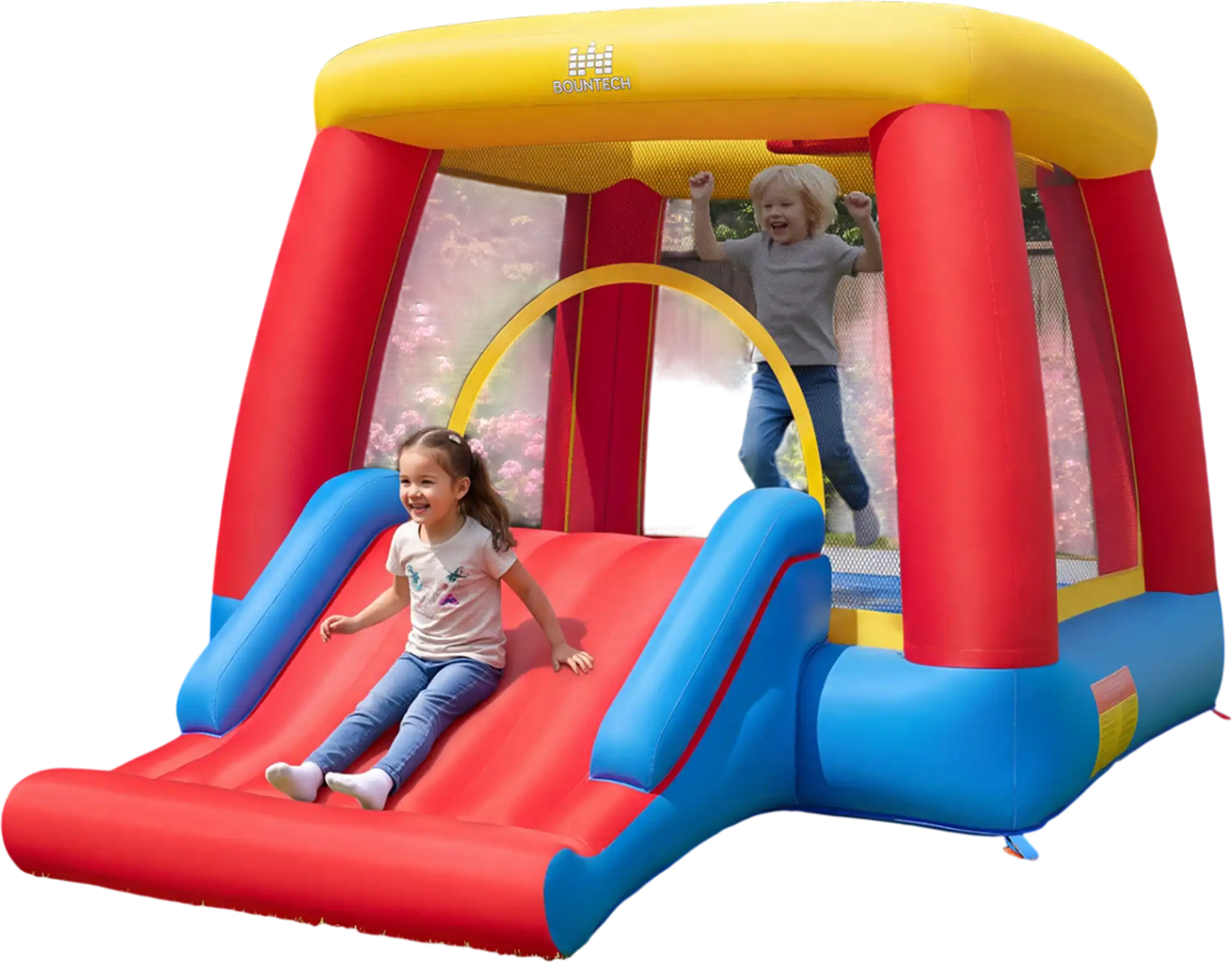 Costway Toddler Inflatable Bounce House w/ 380W Blower Indoor Outdoor Jumping Castle 77362727 New