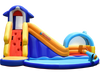 Inflatable Bouncy House with Slide and Splash Pool without Blower