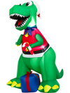 Inflatable Christmas Decoration with LED Lights and Waterproof Blower