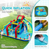 Inflatable Double Water Slide Park featuring slides, obstacle course, and 735W blower for year-round fun in the.