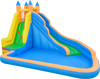 Inflatable Mighty Bounce House Jumper with Water Slide without Blower