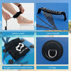 Safety leash, carry handle, bungee cord, and D-rings for the inflatable stand-up paddle board accessories.