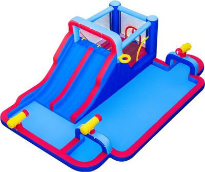 Costway Kids Backyard Outdoor Inflatable Water Slide Park 92684135 New