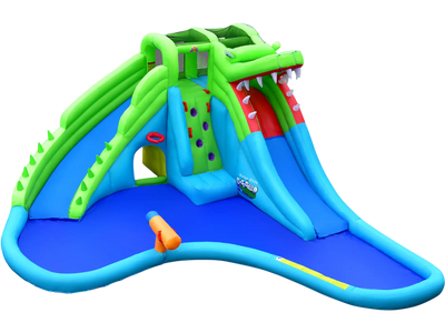 Costway 7-in-1 Inflatable Bounce House Water Slide Splash Pool 81297306 New