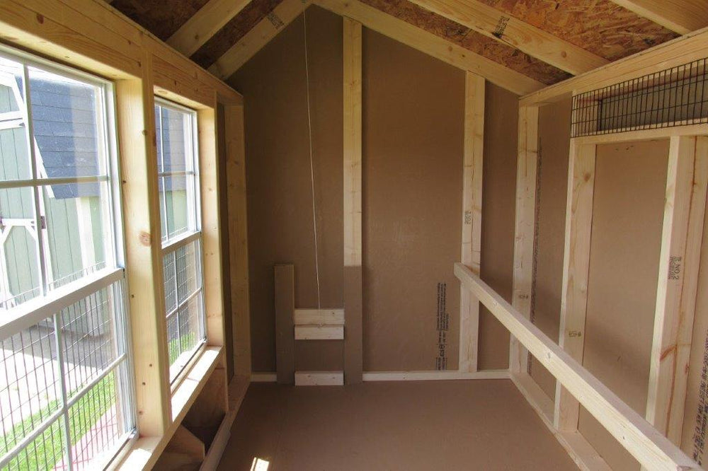 EZ-FIT Chicken Coop Kit 5' x 8' for 18–22 Chickens with Roost Ramp and Egg Box New