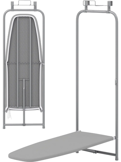 Costway Space-Saving Metal Hanging Ironing Board 97347293 New