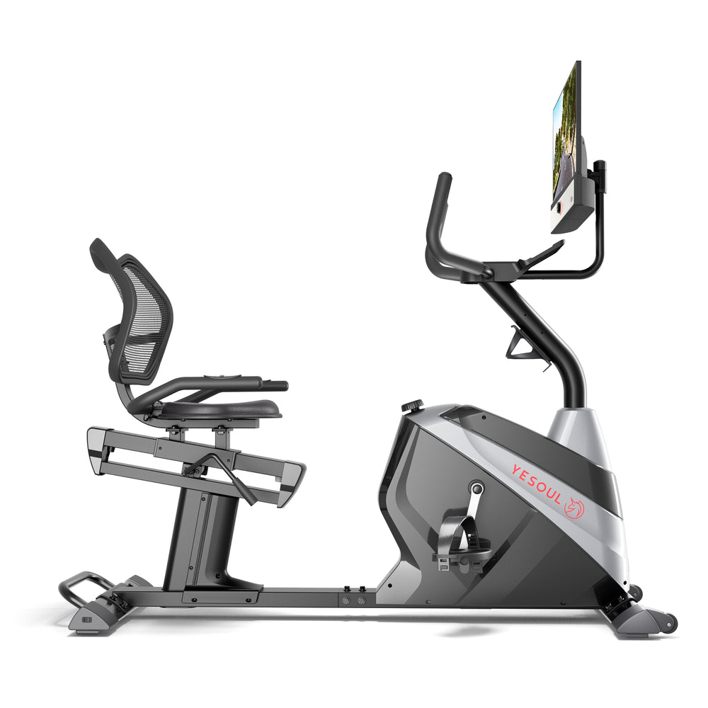 Yesoul J1M Plus Exercise Bike with 21.5" Screen Adjustable Resistance Indoor Fitness New