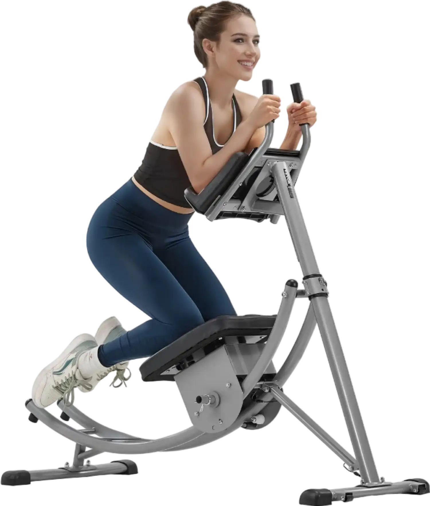 Vevor Ab Workout Machine Adjustable 440 Lbs Capacity Foldable with Rep Counter New