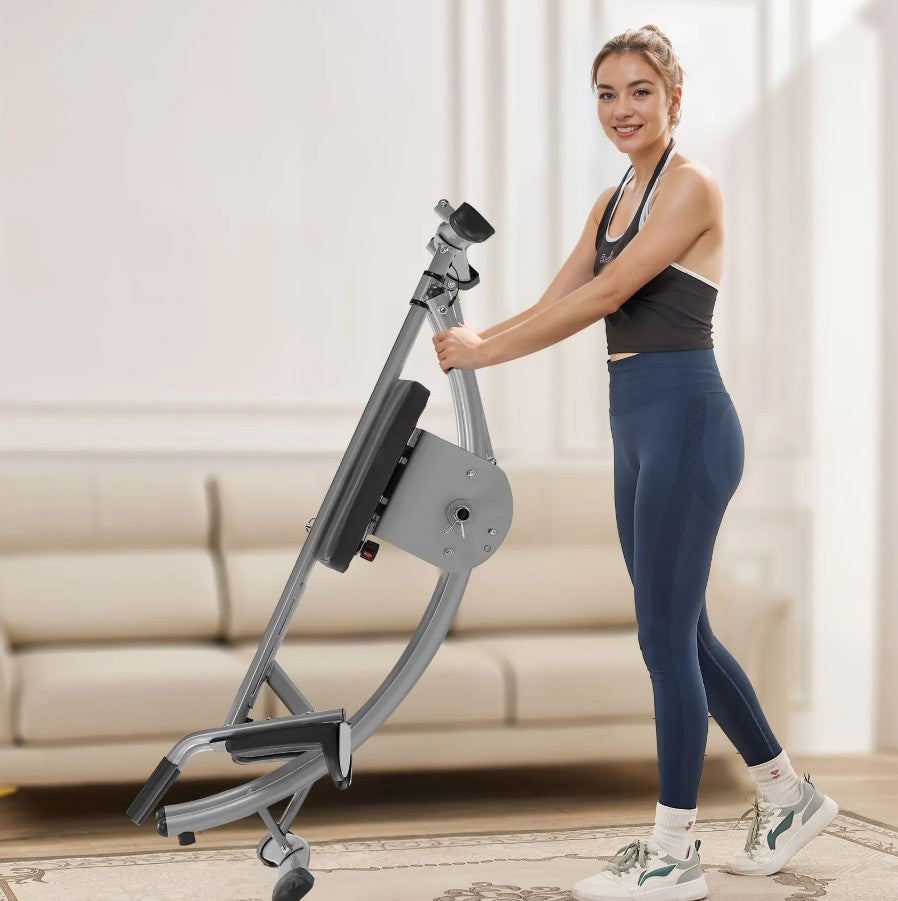 Vevor Ab Workout Machine Adjustable 440 Lbs Capacity Foldable with Rep Counter New