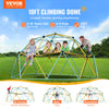 Vevor Climbing Dome 10' Jungle Gym Supports 750 Lbs. Outdoor Play Center with Swing and Hammock New