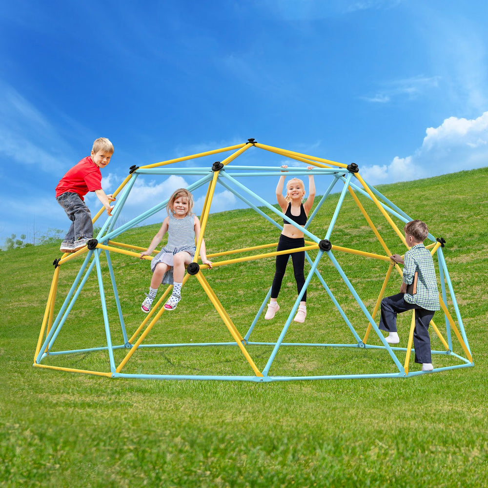 Vevor Climbing Dome 10' Jungle Gym Supports 750 Lbs. Outdoor Play Center New