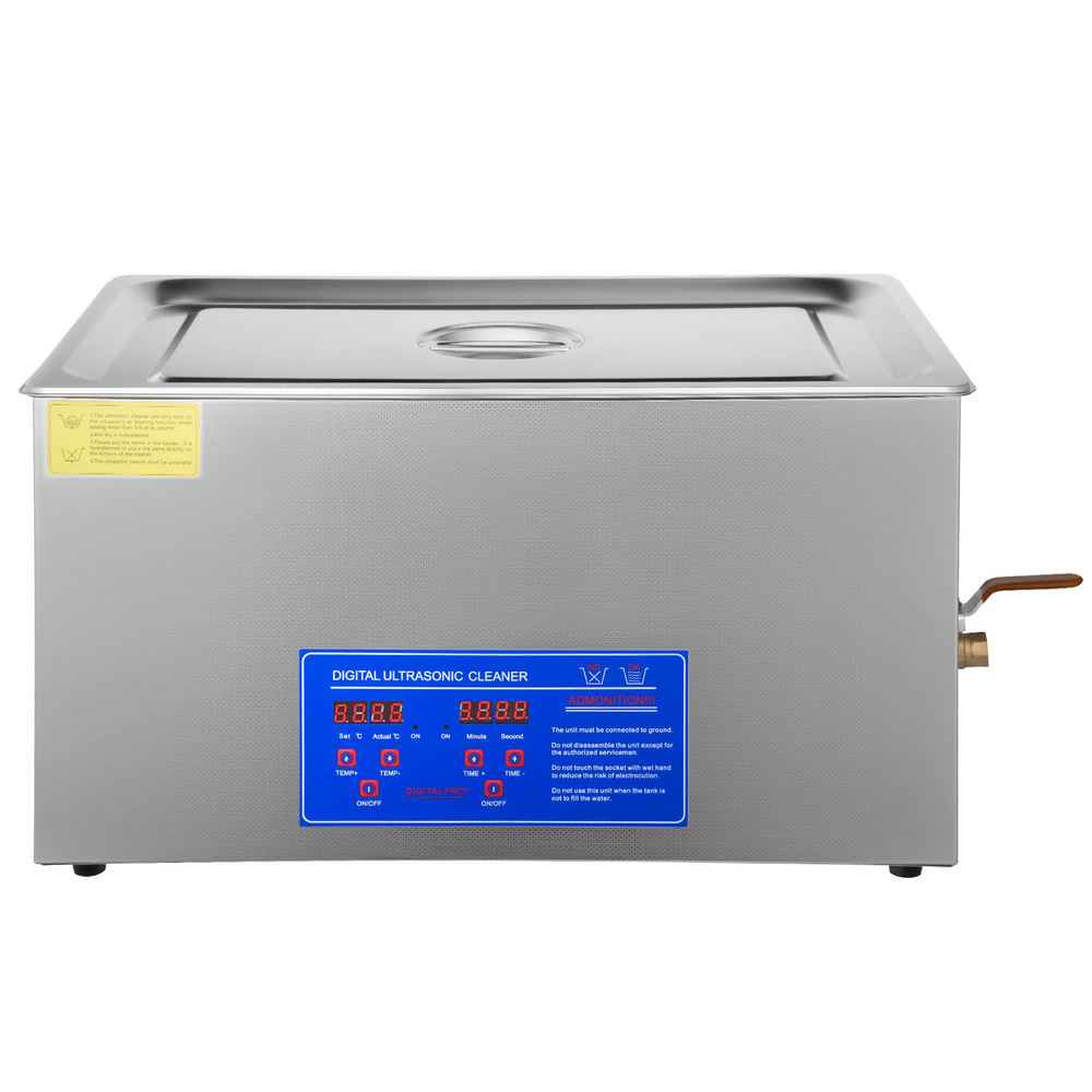 Vevor 22L Ultrasonic Cleaner Digital Timer And Heater 110V 40kHz Industrial New