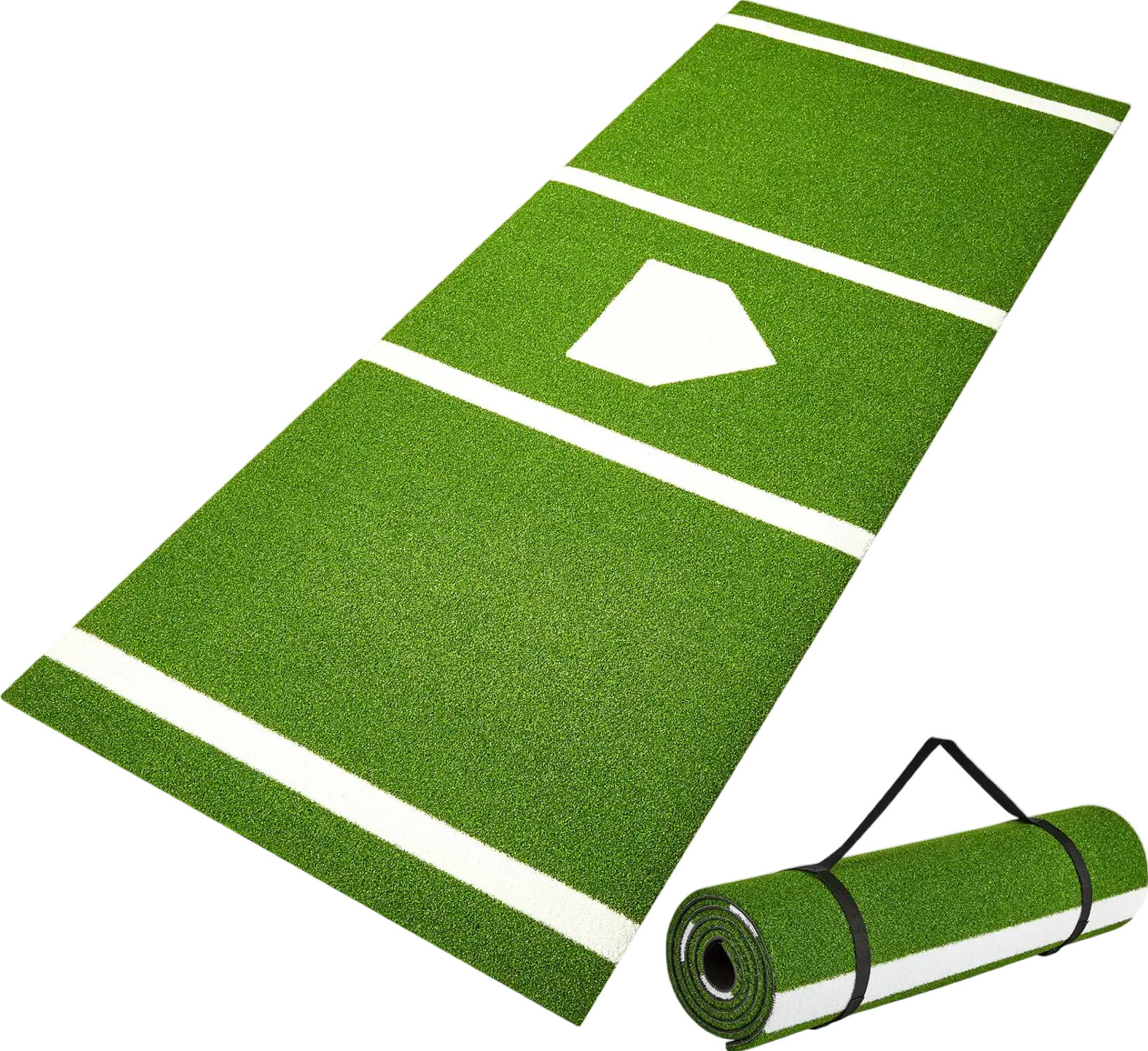 Vevor Batting Mat 10' x 3.8' Anti-Slip Foam Backing Portable for Indoor/Outdoor Use New