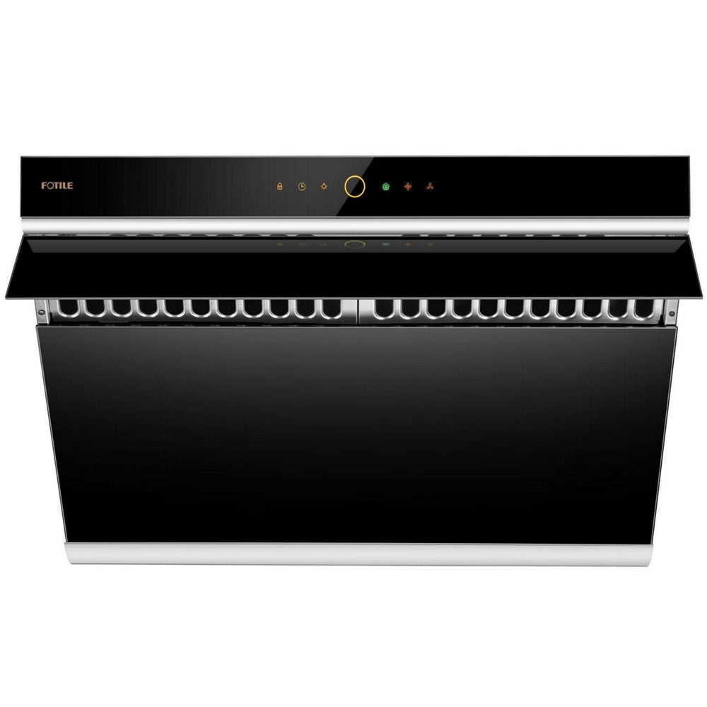 FOTILE 30-inch Prestige Series under-cabinet/wall-mount range hood JQG7505, front view, open
