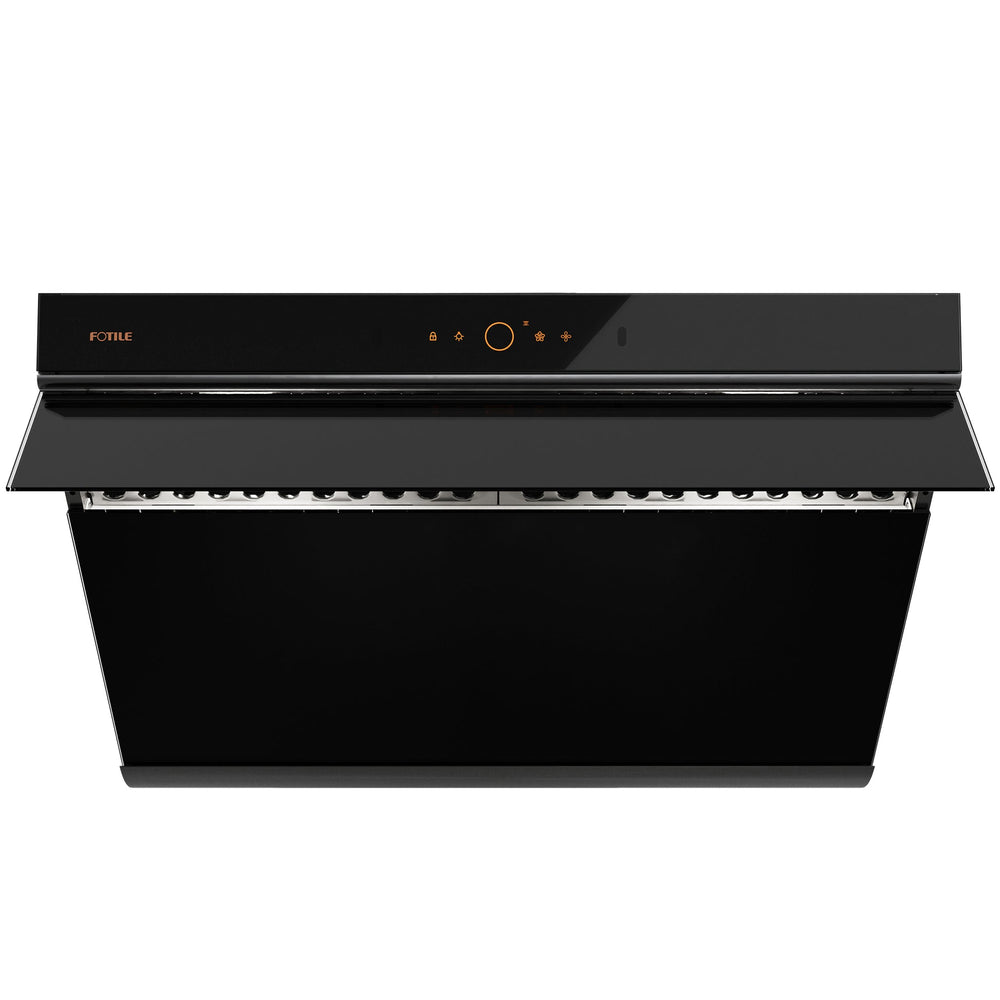 FOTILE 30-inch Prestige Performance Inclined Vent range hood JQG7507, front view, open