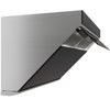 FOTILE 30-inch Prestige Performance Inclined Vent range hood JQG7507, left side view, open, view 2