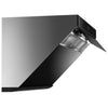 FOTILE 30-inch VentiCore under-cabinet/wall-mount range hood JQG7515, left side view, open