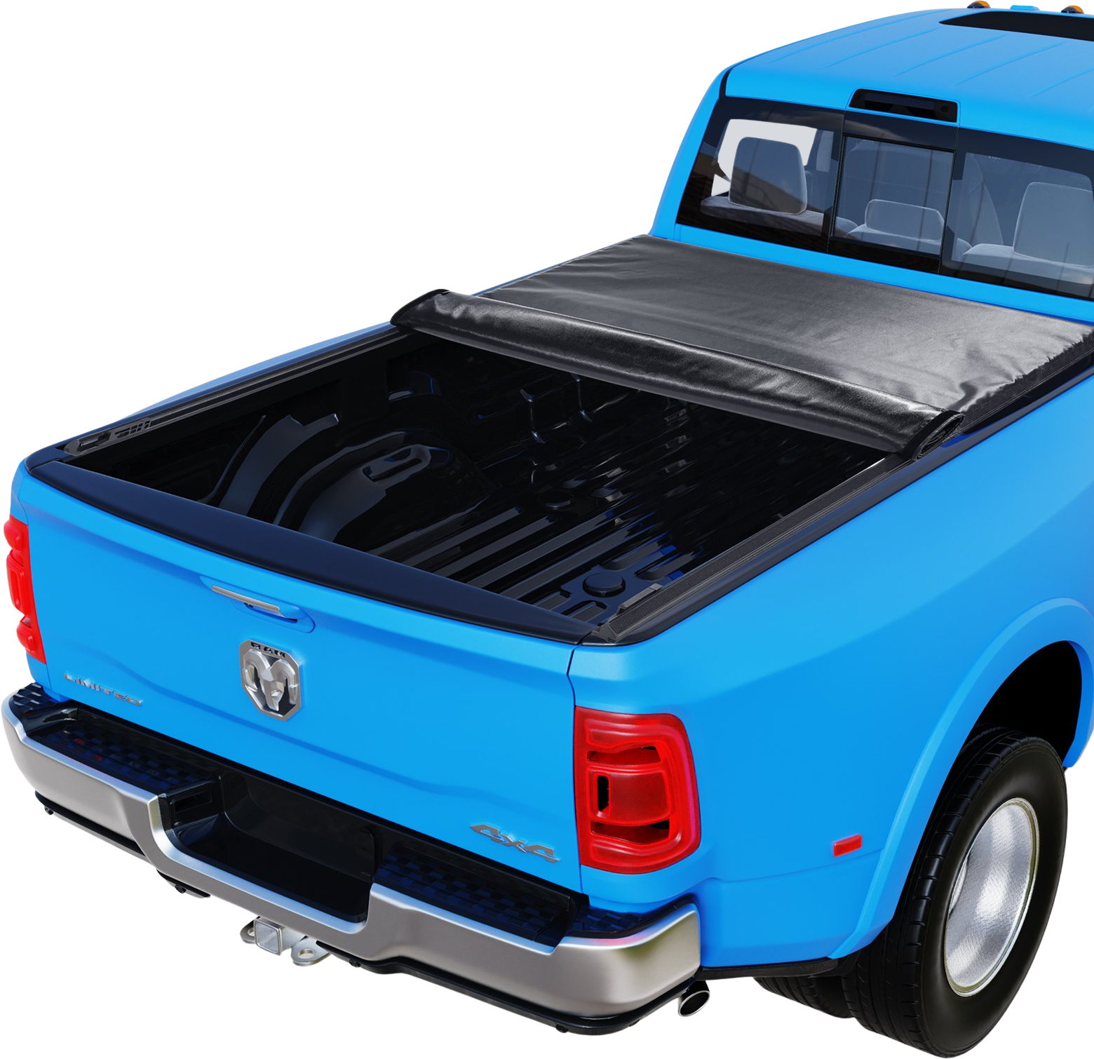 Vevor Roll Up Tonneau Cover for 6.4' x 5.5' Truck Bed 2002-2018 Dodge Ram 1500 2019-2024 Classic Soft PVC New