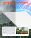 Vevor Walk-In Metal Chicken Coop 9.8' x 26.2' x 6.5' with Galvanized Steel Frame and Spire Roof New
