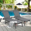 Vevor Lounge Chair 2-Piece Outdoor Patio Chaise Set 5-Position Adjustable Foldable Design New