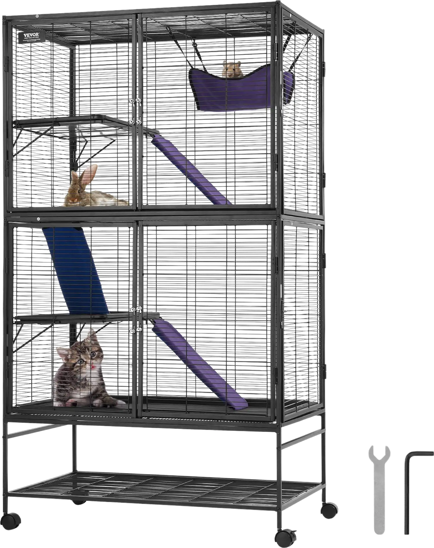 Vevor Metal Small Animal Cage 64.6