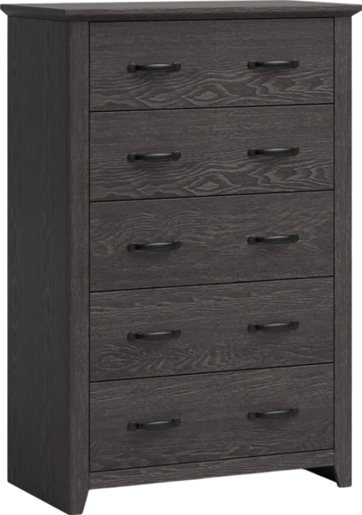 Costway Dresser Tall Storage Cabinet with Five Drawers and Sturdy MDF Frame New