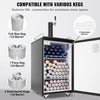 Vevor Beer Kegerator Single Tap Draft Beer Dispenser Full Size Keg CO2 Cylinder 32-50°F Temperature Control Black New