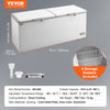 Vevor Chest Freezer 19.8 Cu. Ft. 561L Deep Freezer Split Top with Adjustable Thermostat New