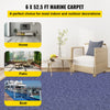 Vevor Marine Carpet 6' x 52.5' Waterproof Non-Slip Texture Rug Indoor/Outdoor Blue New