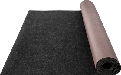 Vevor Marine Carpet 6' x 36' Waterproof Non-Slip TPR Backing Indoor/Outdoor Charcoal Black New