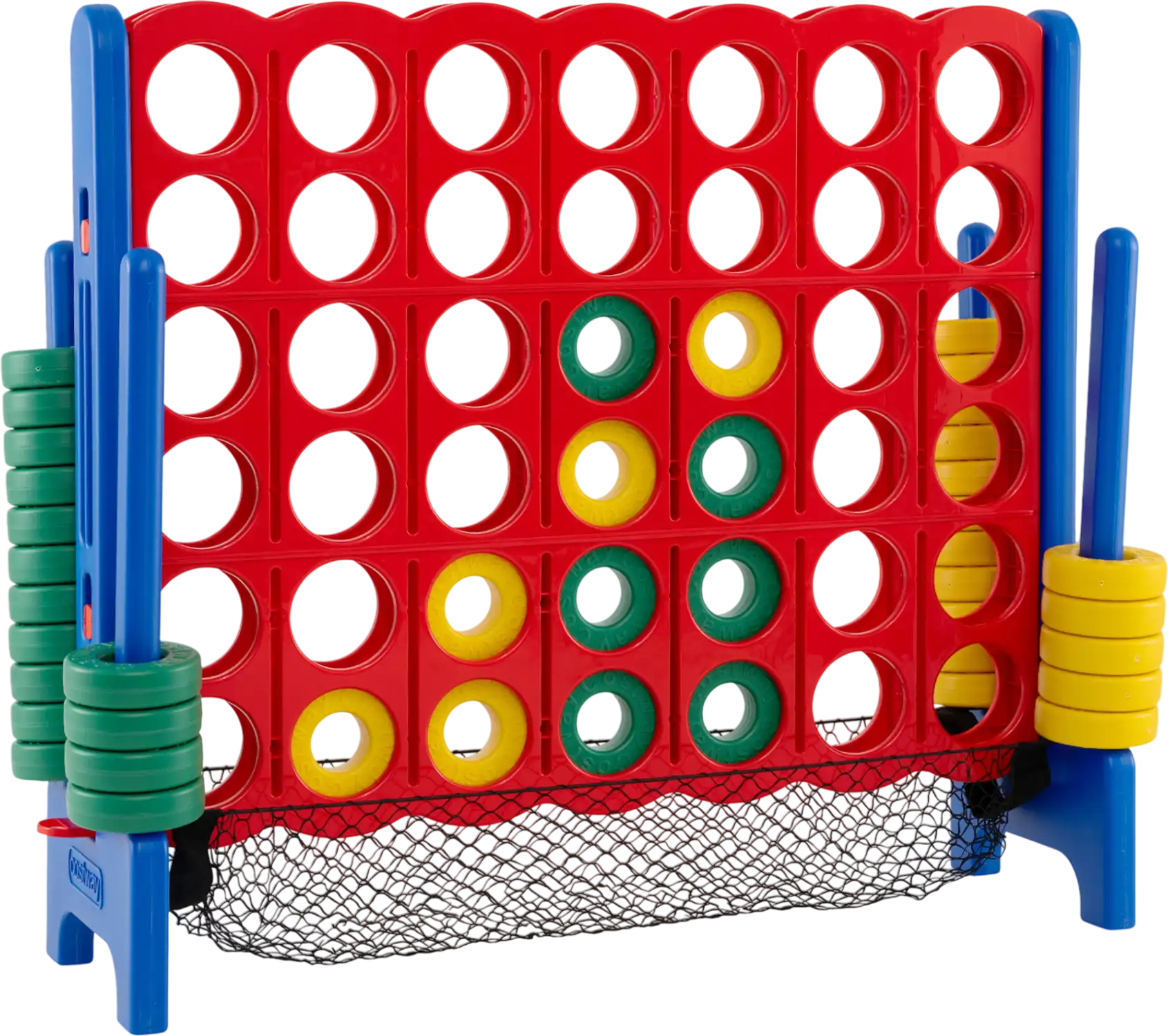 Costway Jumbo 4-in-a-Row Giant Game Set w/ 42 Pieces 21317074 New