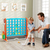Jumbo 4-to-Score Game with Ring-toss and Basketball Hoop-Blue & Orange - Gallery View 1 of 10
