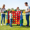 Jumbo 4-to-Score Game Set for Kids and Adults 3.5FT Tall by 4FT Wide Oversized Family Fun Game-Blue - Gallery View 1 of 10